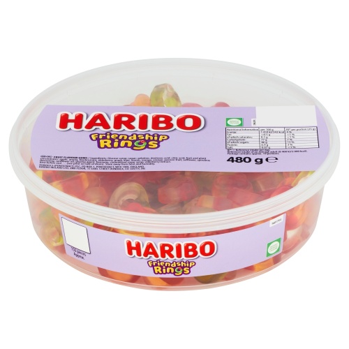 Haribo Friendship Rings Tub