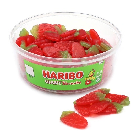 Haribo Giant Straws Tub