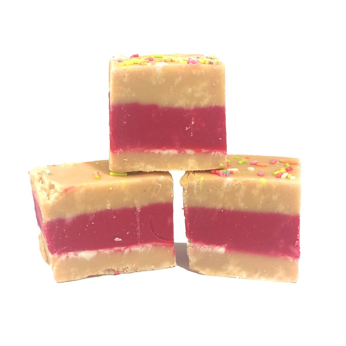 Birthday Cake Fudge Bricks