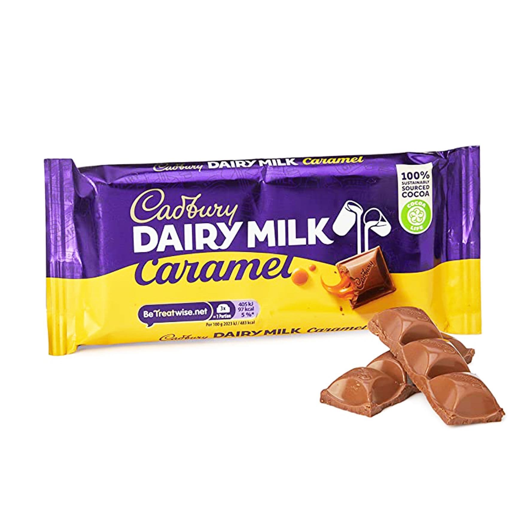 Cadburys Dairy Milk Caramel Chocolate Block Bar